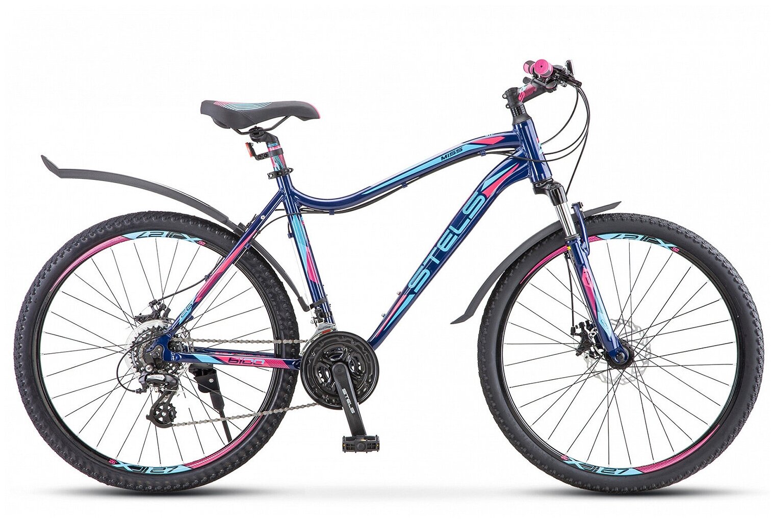 Велосипед Stels Miss-6100 MD 26" V030 (Велосипед Stels'18 26", Miss-6100 MD 19" Тёмно-синий V030, LU079815)