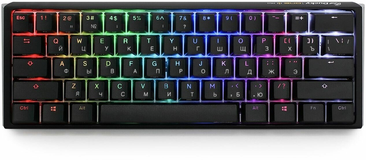 Игровая клавиатура Ducky One 3 Mini Black (Cherry MX Blue)