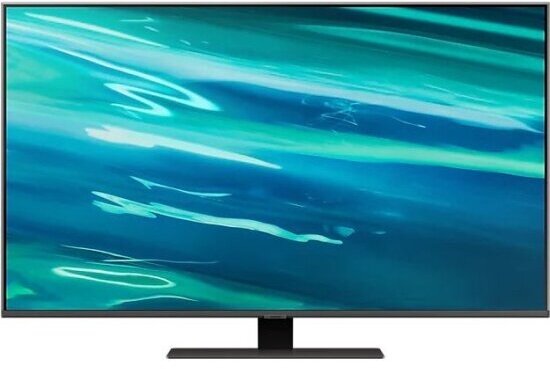 Телевизор Samsung QE50Q80AAUXRU, QLED, 4K Ultra HD, черный