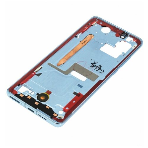 Рамка дисплея для Huawei P30 Pro 4G (VOG-L29) (в сборе) светло-голубой проклейка дисплейного модуля для huawei p30 pro 4g vog l29 черный