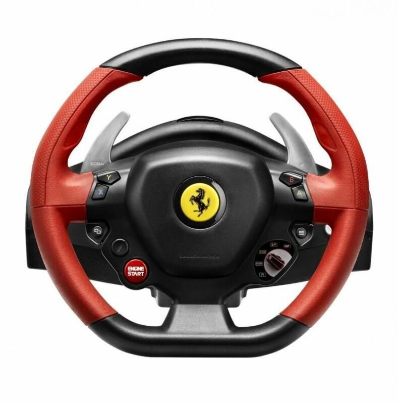 Руль ThrustMaster Ferrari 458 Spider Racing черный/красный для: Xbox One (4460105)