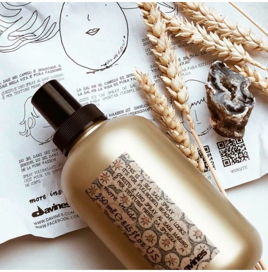 Davines Спрей с морской солью More Inside для объемных свободных укладок, 250 мл (Davines, ) - фото №15