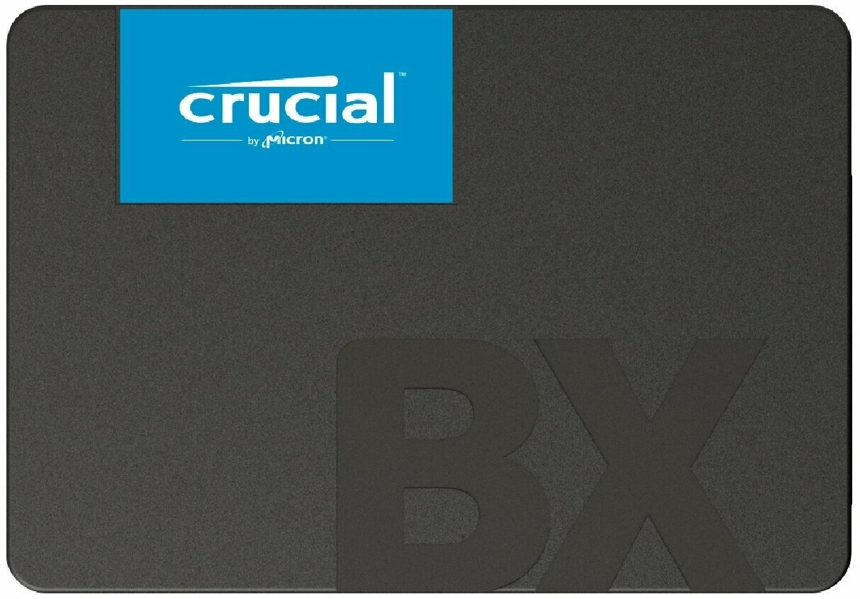 Твердотельный накопитель (SSD) Crucial 500Gb BX500 2.5" SATA3 (CT500BX500SSD1)