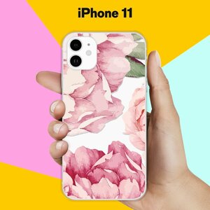 Фото Силиконовый чехол Пионы на Apple iPhone 11