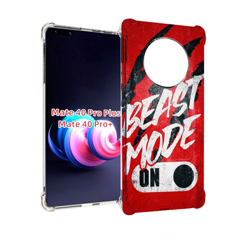 Чехол MyPads BEAST inside You для Huawei Mate 40 Pro+ Plus задняя-панель-накладка-бампер чехол mypads beast inside you для motorola edge plus задняя панель накладка бампер