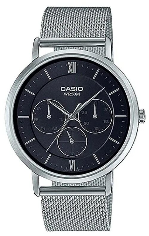 Наручные часы CASIO Collection, серебряный, черный