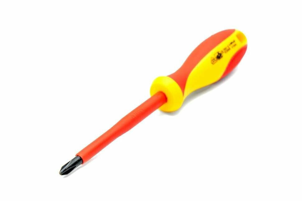 Диэлектрическая отвертка PH2*100мм VIRA VDE 397020