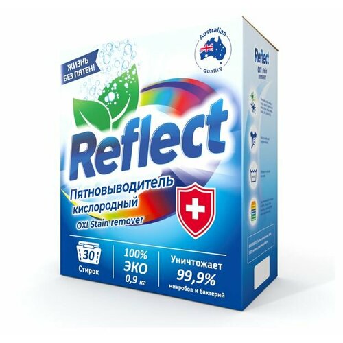 Кислородный пятновыводитель Reflect OXI stain remover для стирки белья очищения ковров мягкой мебели 900 гр 444₽