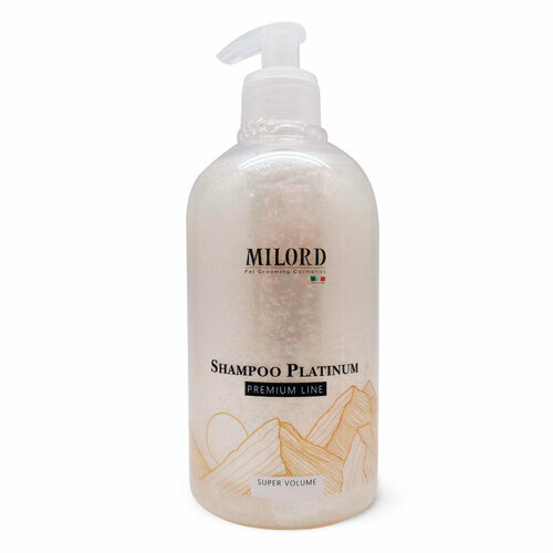 MILORD PLATINUM-Super volume Шампунь-премиум для придания объема д/животных 500мл