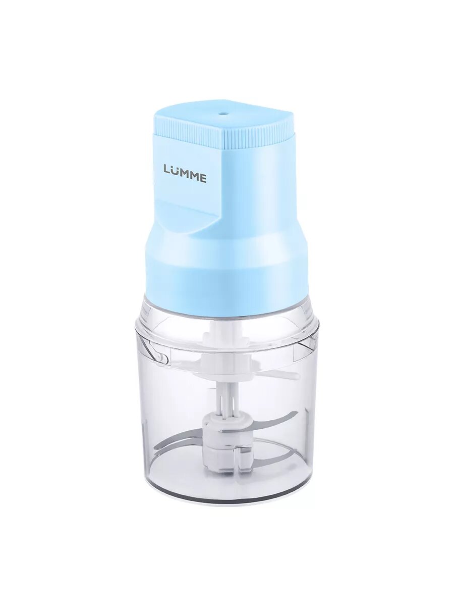Измельчитель электрический кухонный LUMME LU-KP1846A светлый аквамарин