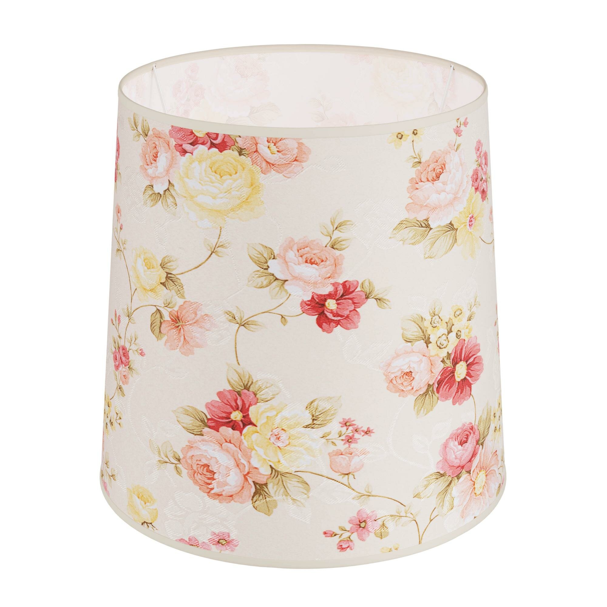 Абажур для настольной лампы 28 см E27 цветочный узор Razsvet RZ-2328-1-32