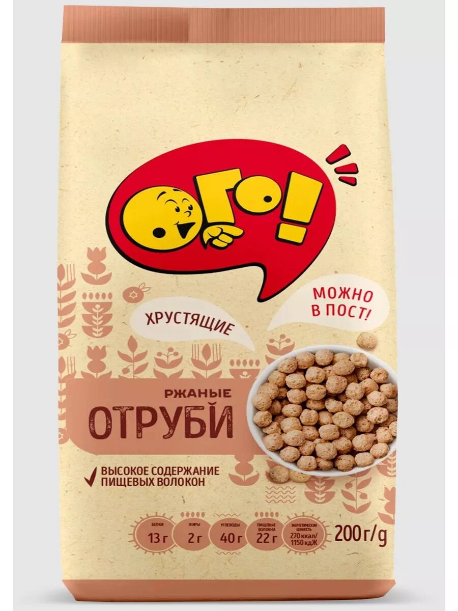 Отруби ржаные экструдированные 200 г