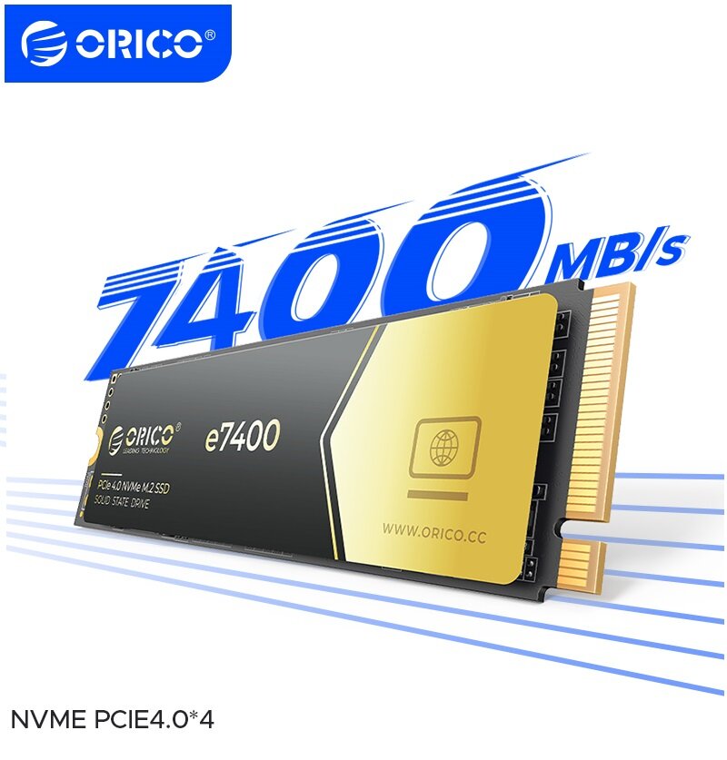 ORICO Твердотельный накопитель e7400 PCIe 4.0 NVMe M.2 SSD 1ТБ