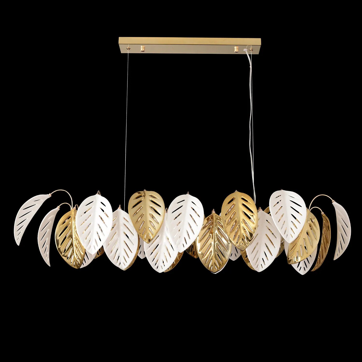 Подвесная люстра Crystallux RAMONA RAMONA SP10_CR, E14, 400 Вт, металл, керамика, золотой