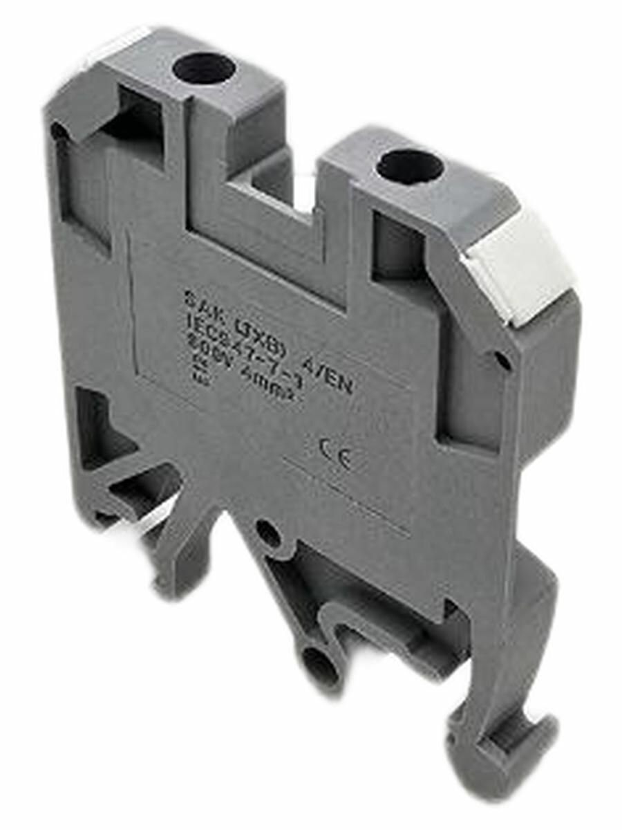 ЗНИ-4 (SAK 4/EN), Клеммная колодка на DIN-рейку, JXB- земля, 800V, 4 мм2
