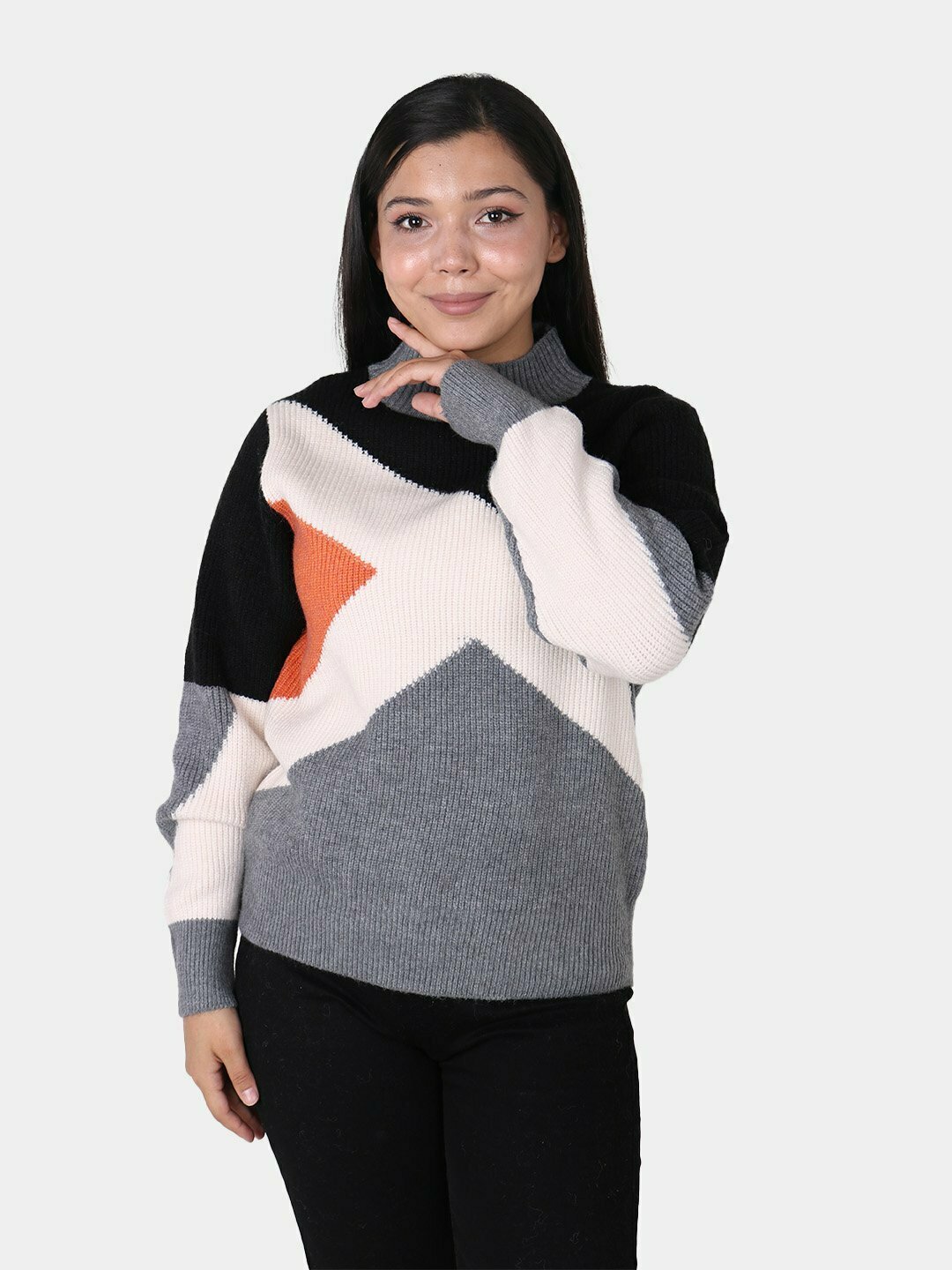 Джемпер , размер One Size, серый — фото 1