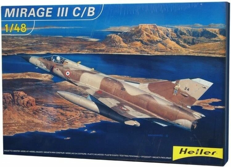 Истребитель Mirage III C/B (1/48) Heller 80411