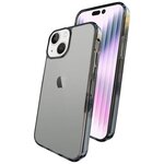 Чехол защитный противоударный для iPhone 14 Plus X-ONE DropGuard Lite пепельно прозрачный изготовленный из японских премиум полимерных материалов - изображение