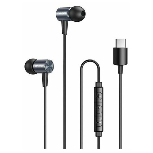 AWEI Наушники проводные Awei TC-2 Черные 104900₽
