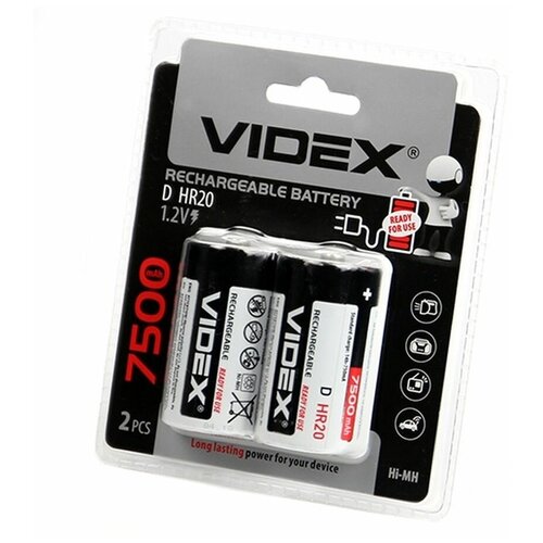 Аккумулятор Видекс HR20/D 7500mAh 2BL