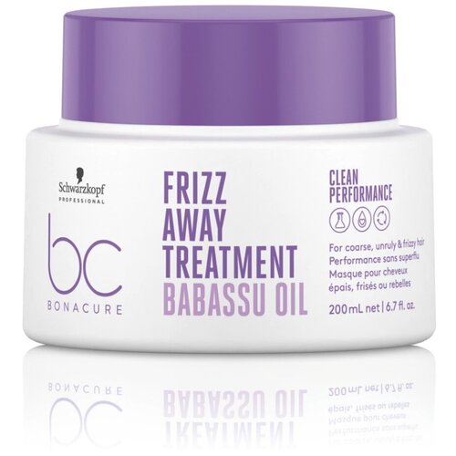 Schwarzkopf Professional, Bonacure, Frizz Away, Маска для гладкости непослушных волос, 200 мл