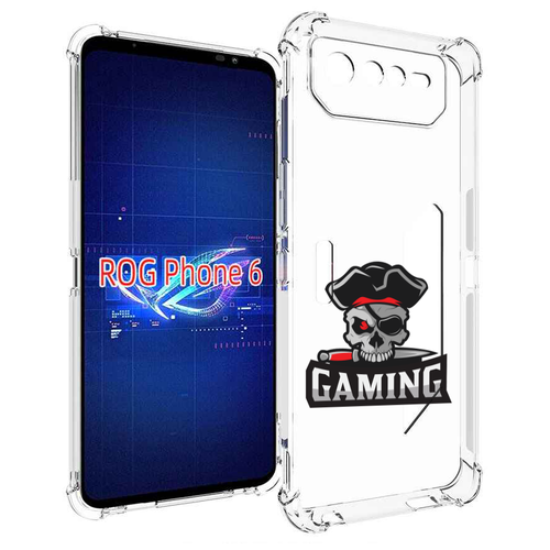 Чехол MyPads Gaming-2 для Asus ROG Phone 6 задняя-панель-накладка-бампер чехол mypads toyota тойота 2 для asus rog phone 6 задняя панель накладка бампер