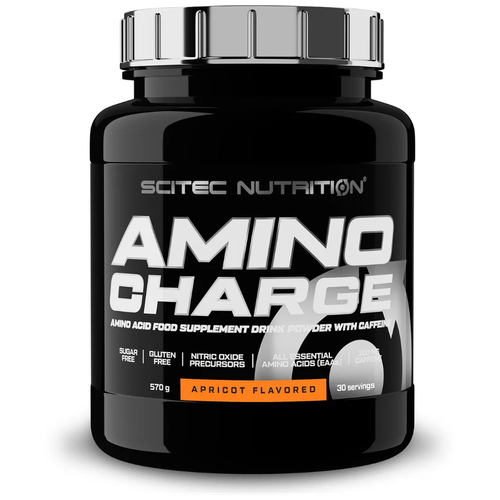 Аминокислотный комплекс Scitec Nutrition Amino Charge, абрикос, 570 гр. аминокислота scitec nutrition amino charge яблоко 570 гр