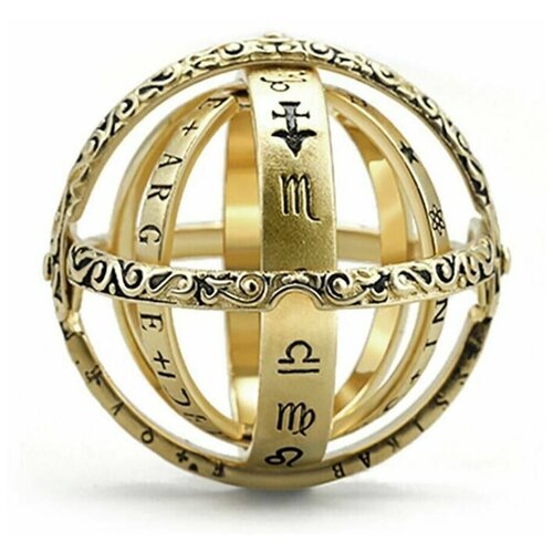 Печатка TASYAS, размер 17.5, желтый кольцо tasyas астрономический шар золото size 20