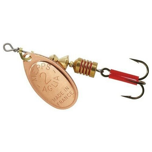 Блесна вращающаяся Mepps AGLIA 2, Copper, комплект из 1 штука