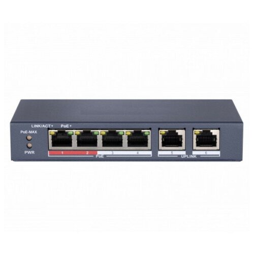 HiWatch DS-S604P Сетевой неуправляемый 4 портовый коммутатор 389000₽