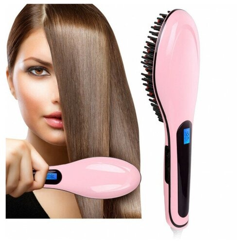 Электрическая расческа выпрямитель для волос / FAST HAIR STRAIGHTENER HQT-906