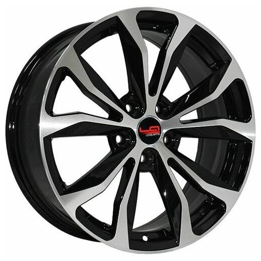 LEGEARTIS CONCEPT 9177845 Legeartis Concept LX516 18 / 7.0J PCD 5x114.30 ET 35.00 ЦО 60.10 Литой / Черный с полированной лицевой поверхностью