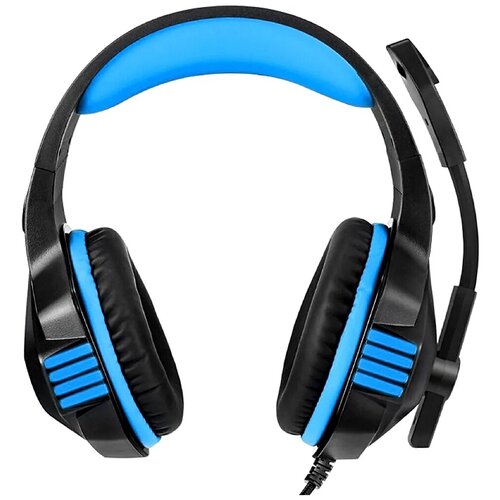 Наушники полноразмерные игровые V3 (blue) с микрофоном