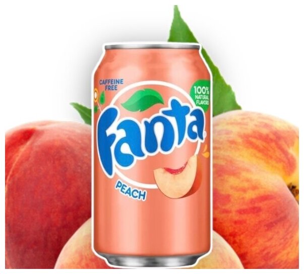 Fanta Peach со вкусом персика 6 шт - фотография № 2