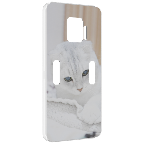Чехол MyPads кошка чаузи для ZTE Nubia Red Magic 7 Pro задняя-панель-накладка-бампер чехол mypads кошка чаузи для iphone 14 plus 6 7 задняя панель накладка бампер
