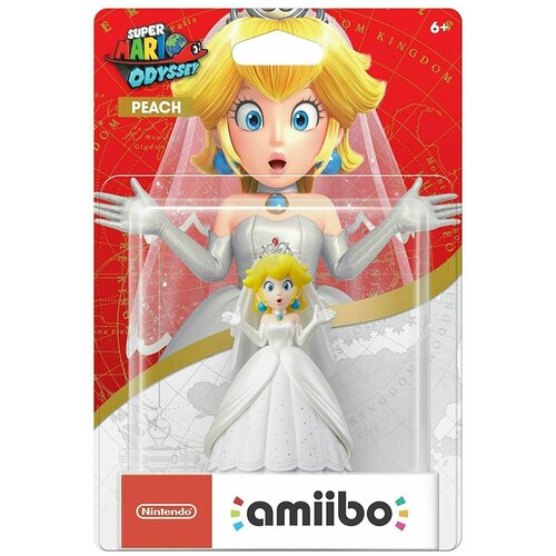 amiibo. Фигурка Пич. Свадебная одежда / Peach. Wedding Outfit (Super Mario Collection)