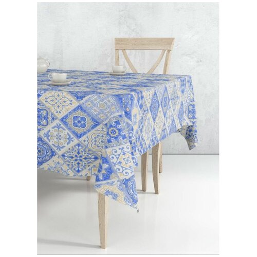 Doll Tall / Новогодняя Скатерть на стол / Праздничное украшение / Новогодняя утварь на кухню