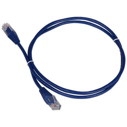 Патч-корд Lanmaster TWT-45-45-3.0-BL, 3 м, 1 шт., синий патч корд lanmaster utp twt 45 45 2 0 rd вилка rj 45 вилка rj 45 кат 5е 2м красный пвх уп 1шт