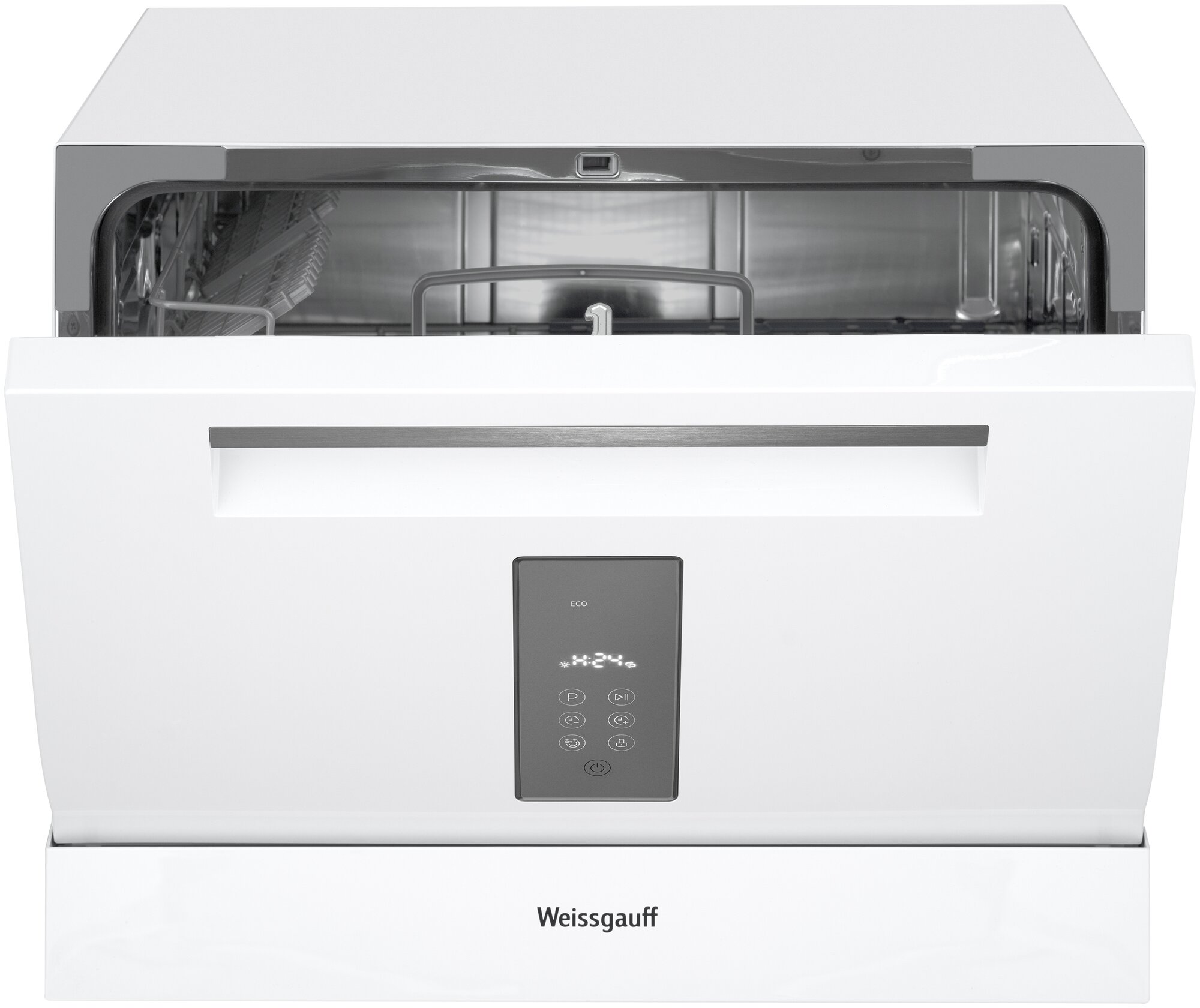Компактная посудомоечная машина Weissgauff TDW 5057 D, белый - фотография № 3