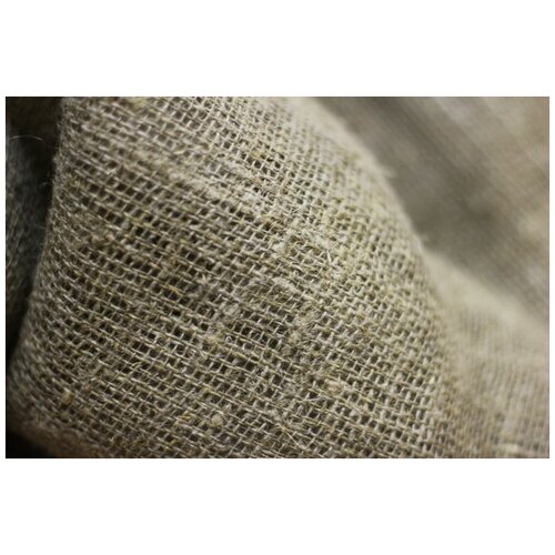 110 см. Мешковина льняная 225 г/м розница 1 метр