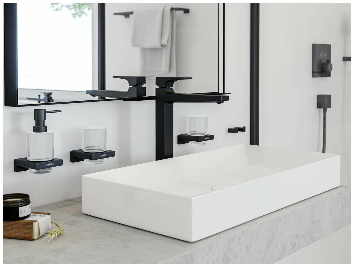 Стакан Hansgrohe AddStoris черный - фото №13