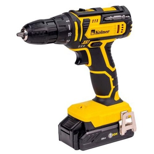 Kolner KCD 16-2L 10шт Дрель-шуруповерт аккумуляторная 16 Вольт 0-4001450 обмин 2819Нм 2 АчL 778900₽