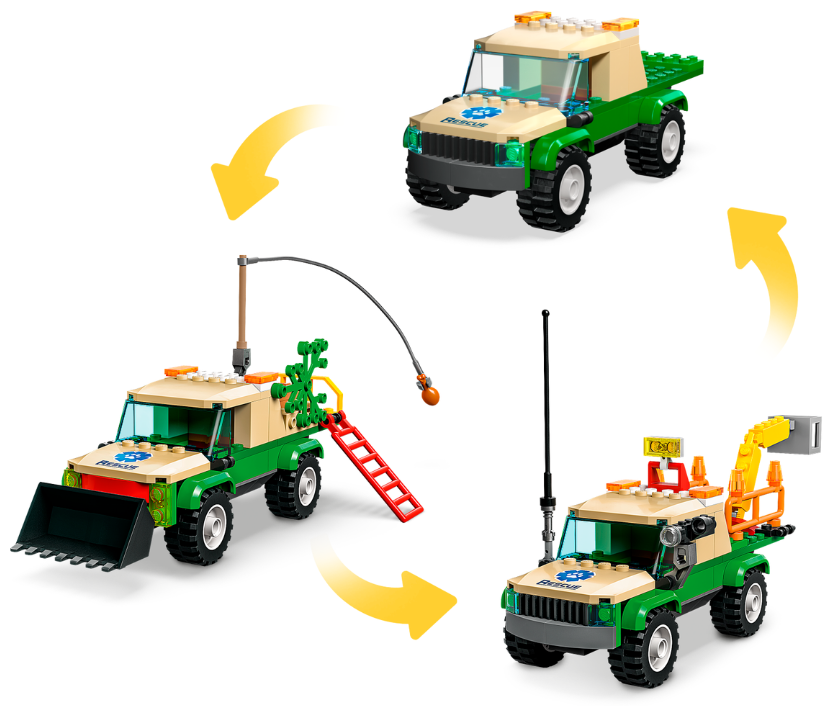 Конструктор Lego City Missions Wild Animal Rescue Missions [60353] - фото №4