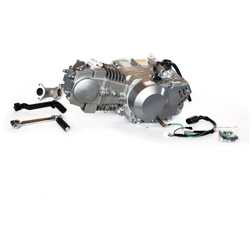 Двигатель JMC YX 125сс 153FMI, кикстартер, запуск на нейтрали (цил.алюминий, ГБЦ тип 140 27/23 p-14)