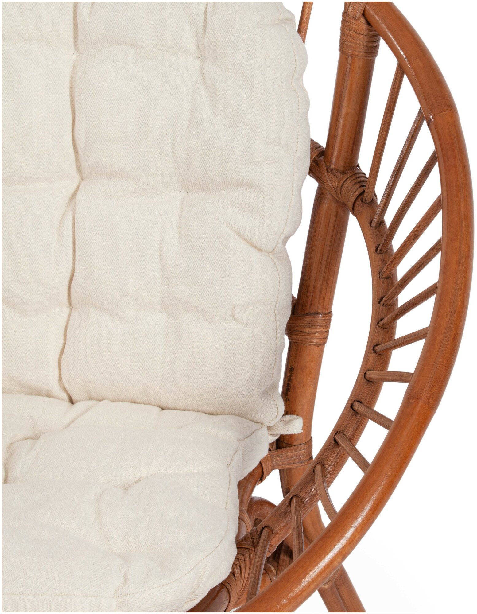 Комплект для отдыха TetChair TURKEY (стол круглый (со стеклом)+2 кресла + диван) /с подушками/ротанг, кр:70х65х78см, дв:120х65х78см, ст:D50х56,5см, coco brown (коричневый кокос) - фотография № 10