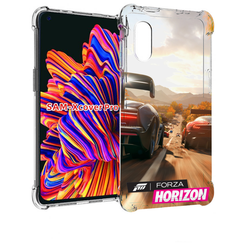 Чехол MyPads Forza Horizon для Samsung Galaxy Xcover Pro 1 задняя-панель-накладка-бампер чехол mypads forza horizon 4 для samsung galaxy xcover 5 задняя панель накладка бампер