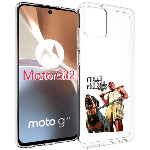 Чехол MyPads GTA грозная собака для Motorola Moto G32 задняя-панель-накладка-бампер чехол mypads gta грозная собака для motorola moto x30 pro задняя панель накладка бампер