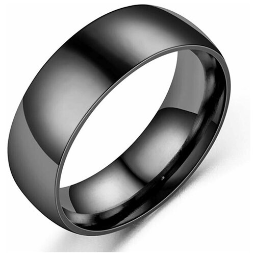 Кольцо помолвочное TASYAS, размер 21, черный кольцо помолвочное tasyas нержавеющая сталь размер 21 золотой