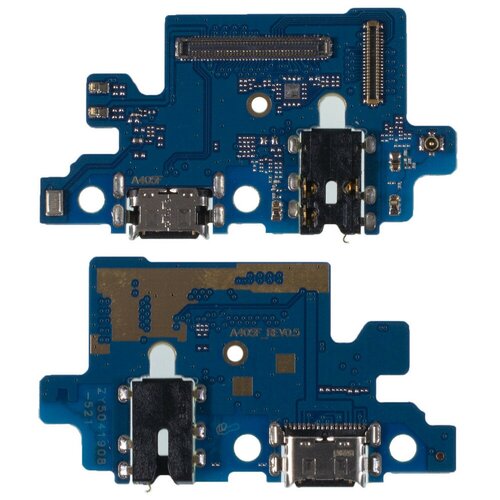 Шлейф / плата для Samsung Galaxy A40 SM-A405 на системный разъем (нижняя плата) / Copy