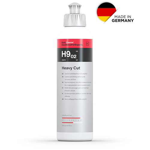KCx HEAVY CUT H9.02 - Абразивная полировальная паста для твёрдых лаков (250 мл) 458250. Koch Chemie